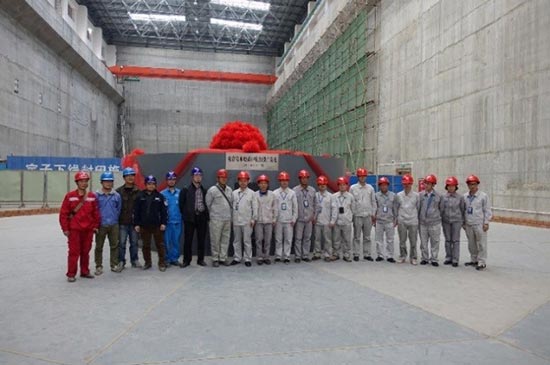 東芝云南觀(guān)音巖水電站大容量水輪發(fā)電機正式投產(chǎn)發(fā)電