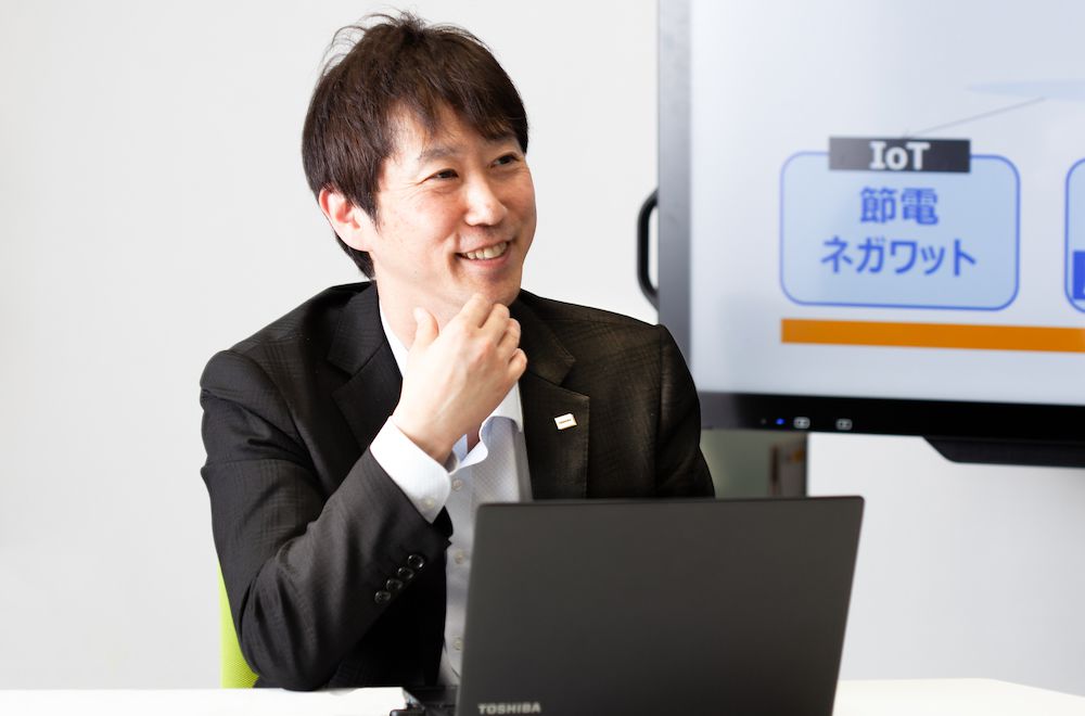 東芝能源系統株式會(huì )社  Grid Aggregation事業(yè)部能源物聯(lián)網(wǎng)推進(jìn)部 部長(cháng) 新貝英己 